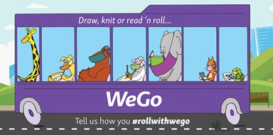 #RollwithWeGo cartoon