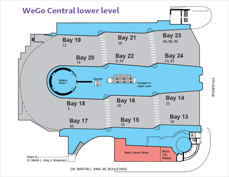 WeGo Central lower level