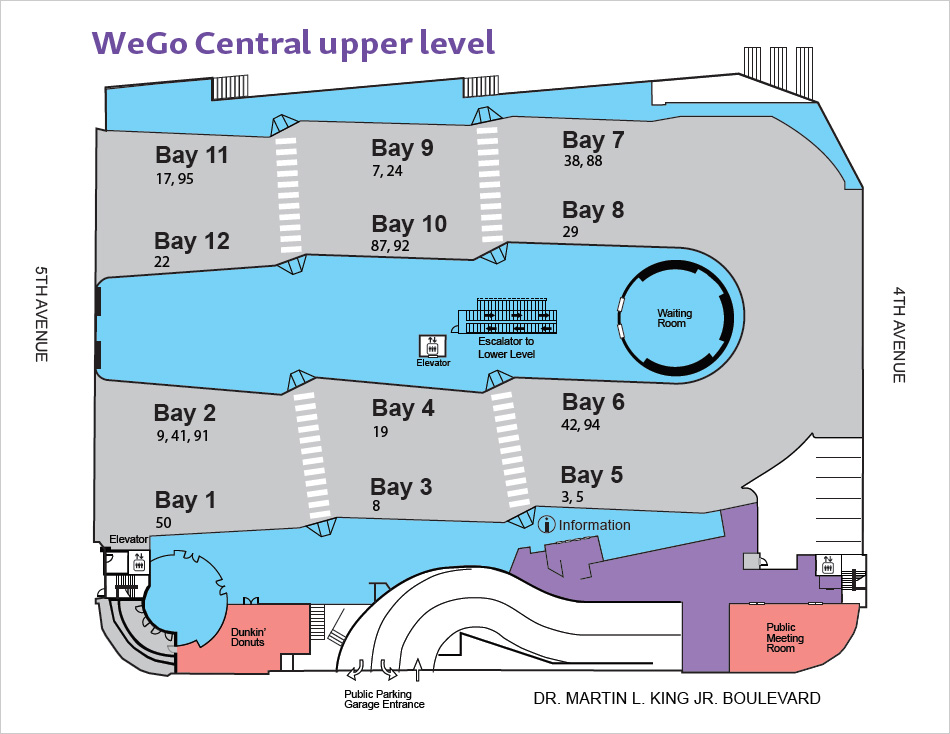 WeGo Central upper level