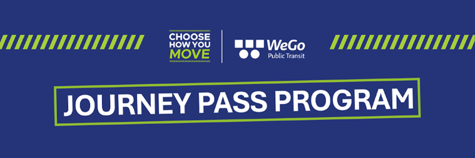 Web banner for Journey Pass program